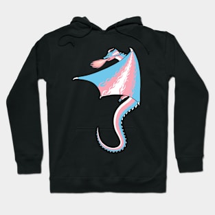 Fly With Pride, Dragon Series - Transgender Hoodie